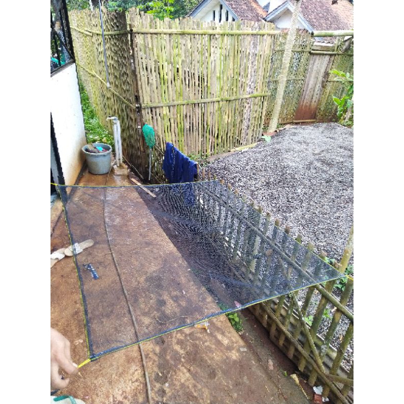 Branjang Sirib anco ikan kecil Waring Rk hitam siap pakai