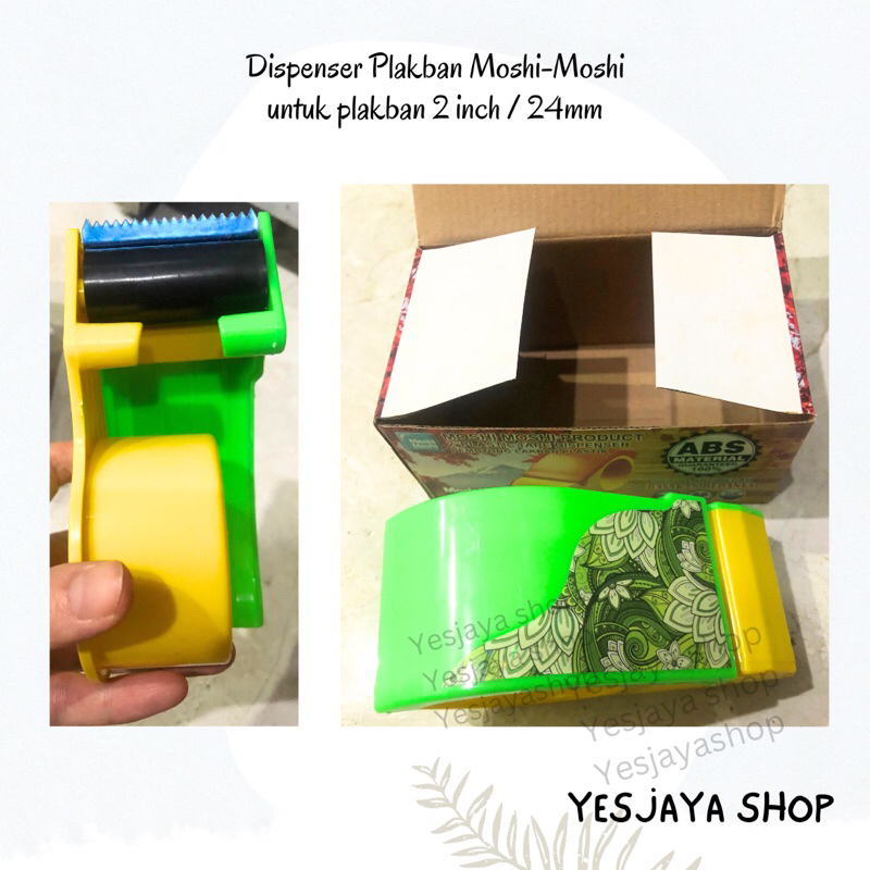 

{1 pc} Tape Dispenser Lakban 2" / Tape Cutter pemotong lakban / Isolasi / Tempat Plakban Moshi Moshi / Dispenser plakban 24mm