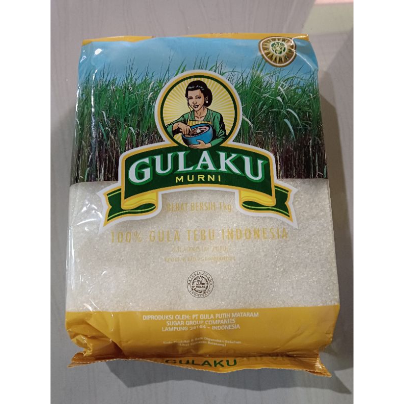 

Gula Pasir GULAKU Kemasan 1kg (Pack Kardus)