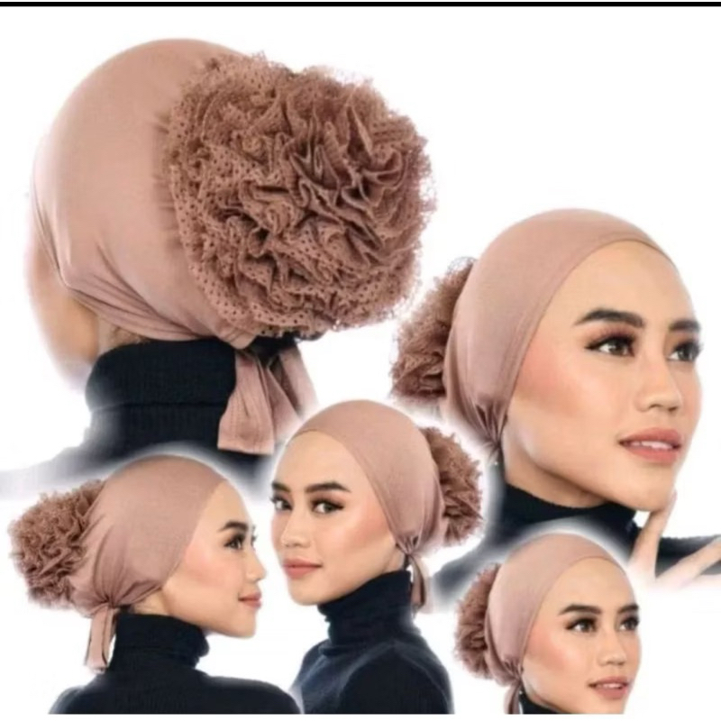 CIPUT TURKY CEPOL BRUKAT | INNER TURKY SANGGUL | CIPUT HIJAB SPANDEK JERSE PREMIUM