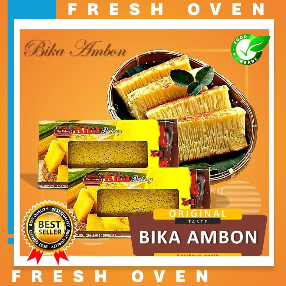 

BIKA AMBON PREMIUM ASLI MEDDAN - AROMA HARUM, TEKSTUR BERSARANG SEMPURNA