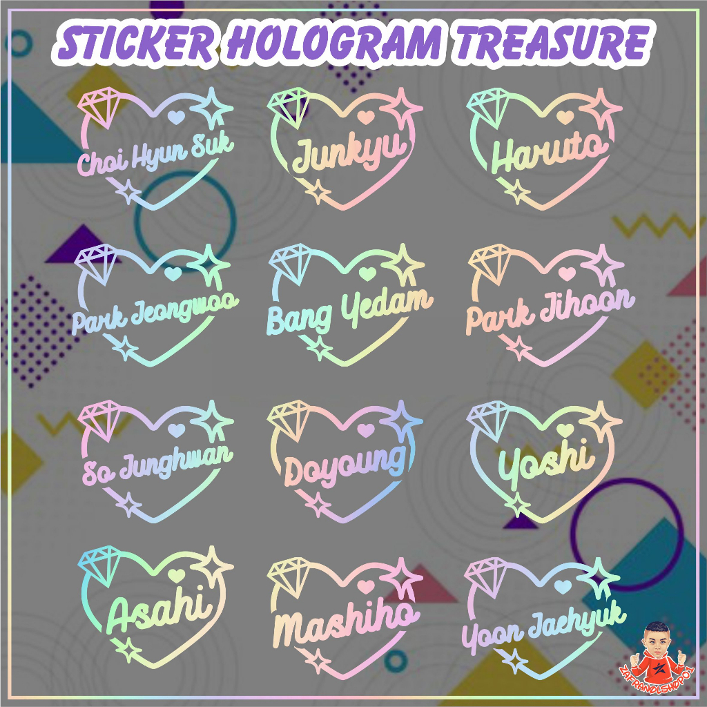 

STICKER HOLOGRAM TREASURE MEMBER STIKER TREASURE