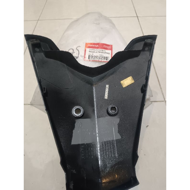 tameng panel depan honda supra X125 original AHM kode part 64500-KTM-850FMB