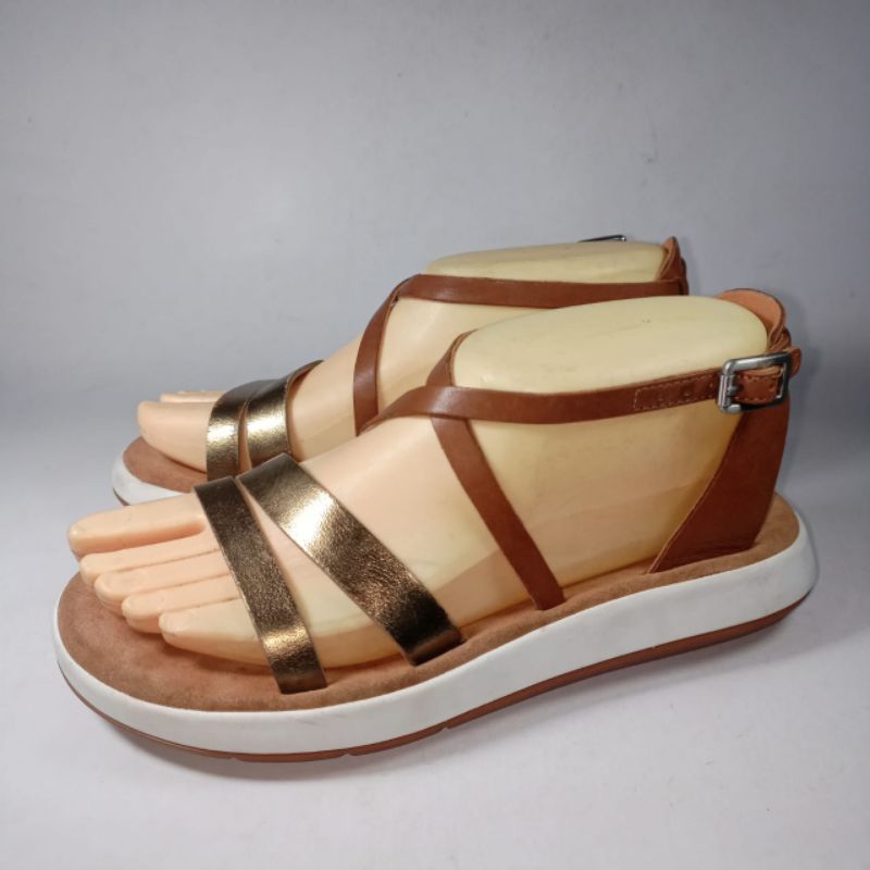 Clarks original leather sandal 35 size woman shoes