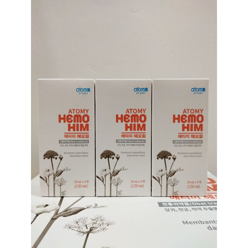 Hemohim Atomy Box Set 6 sachet 20ml Herbal Suplement Korea Original Obat Tradisional Vitamin Imunita