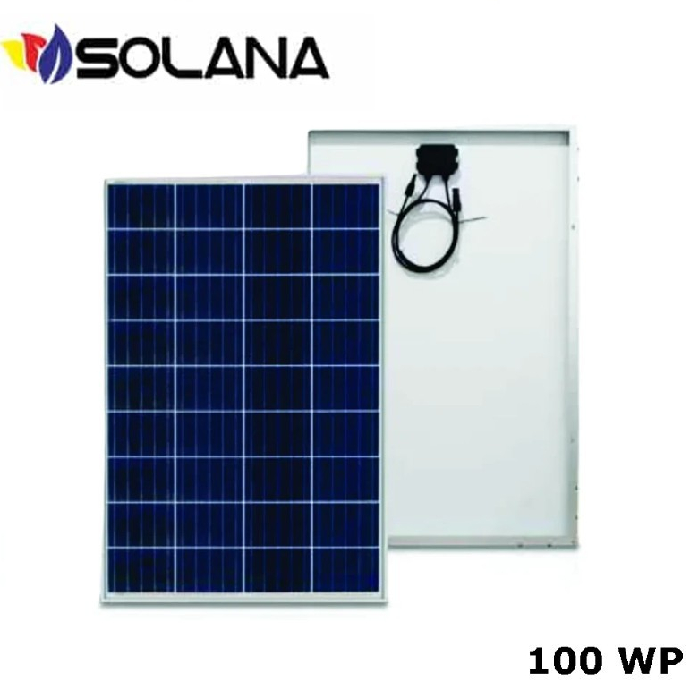 Solar Panel SOLANA MonoCrystaline Panel Surya 100WP 100 WP Excellent Quality