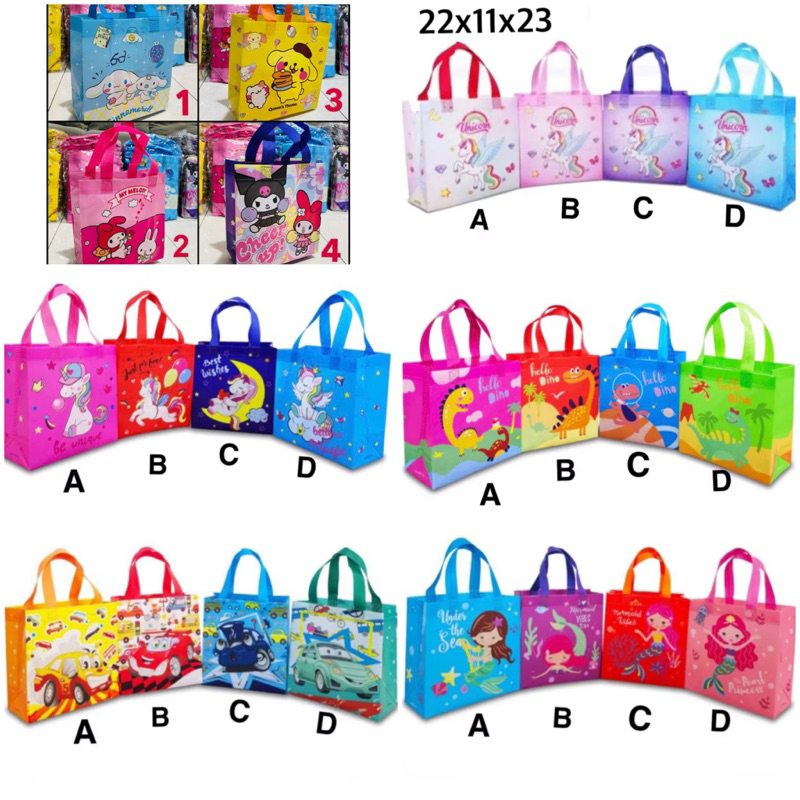 

Goodiebag Tas Spunbond Laminasi 22x11x23 Tas Ulang Tahun Anak Goodiebag Karakter Ulang Tahun Anak Goodiebag Ulang Tahun Tas Kantong Souvenir Tas Hampers