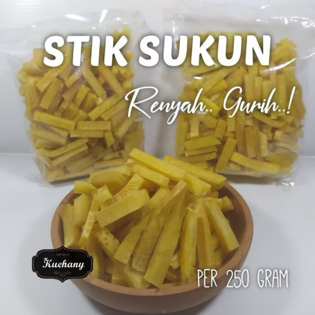 

STIK SUKUN KERIPIK SUKUN KRIPIK SUKUN RENYAH GURIH TERLARIS 500 GRAM