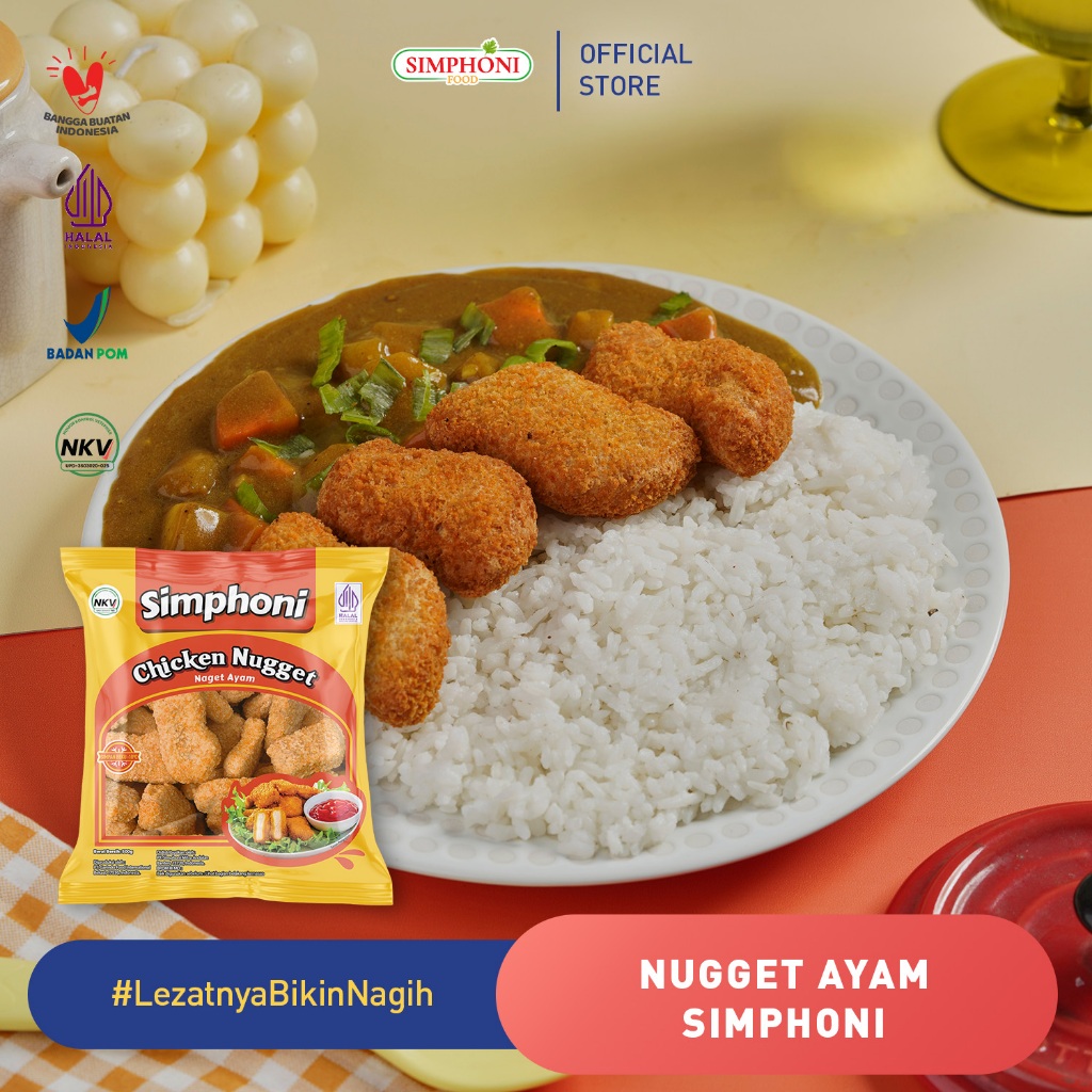 

Simphoni Chicken Nugget Crispy 500g/225g [HALAL]