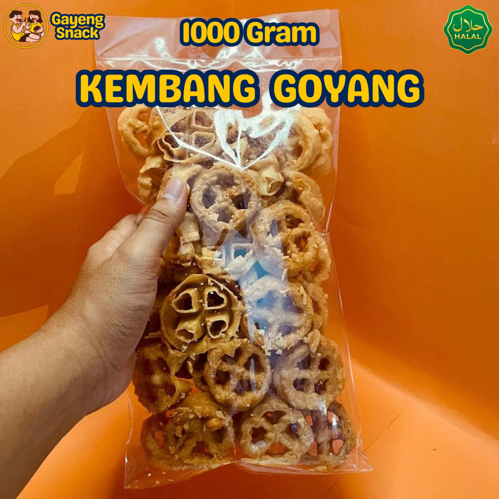 

Kembang Goyang Mini 1Kg – Wijen Madu Manis Crispy Camilan Tradisional Renyah