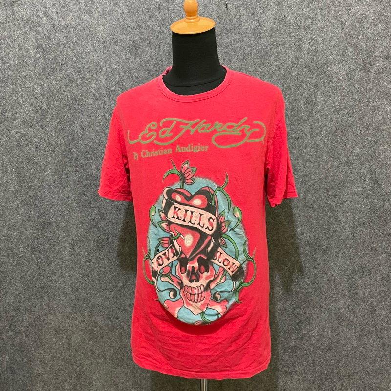 ed hardy by christian audigier vintage t shirt