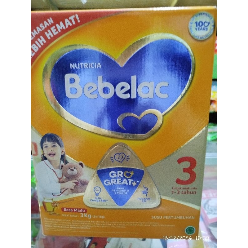 

Bebelac 3 MADU 3000gr GRATIS HADIAH