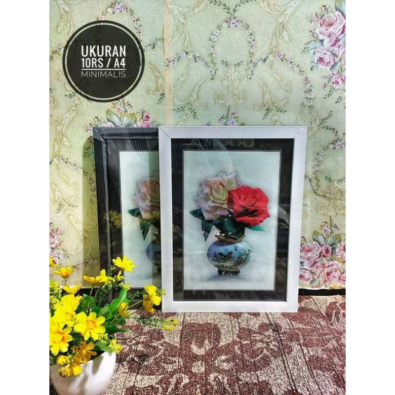 Pigura Foto A4 20×30 Spasi Kaca | pigura Piagam | Pigura Foto