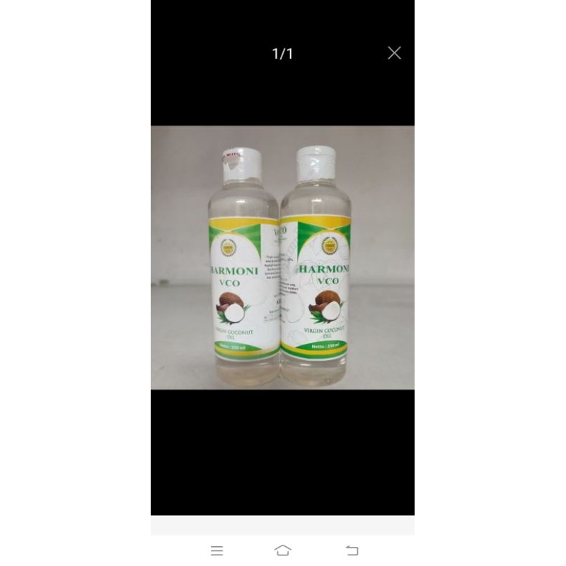 

VCO coconout virgin oil, minyak kelapa murni