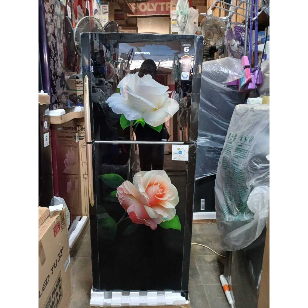 Kulkas Polytron 2 pintu PRM 21 DRD - Kapasitas 210 Liter