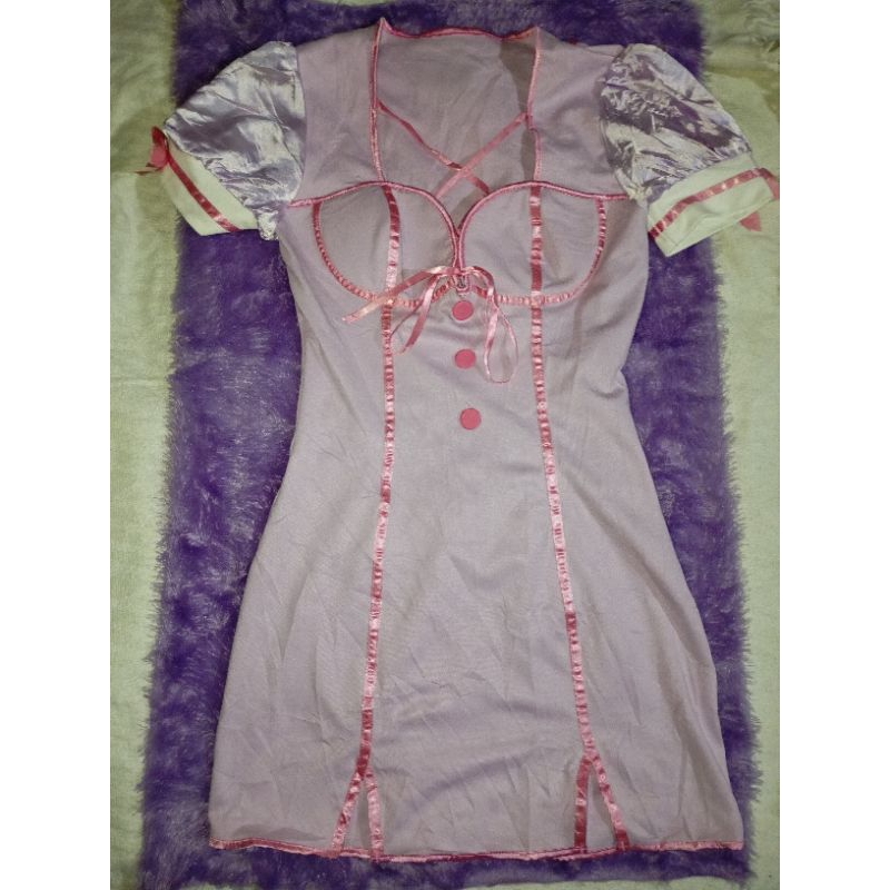 lilac pink dokter sexy dress