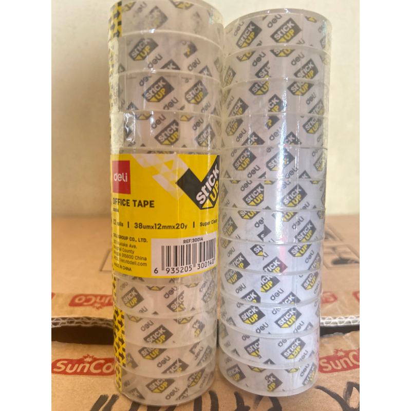 

Deli selotip 12mm isolasi solatip perekat Celotape Office Tape