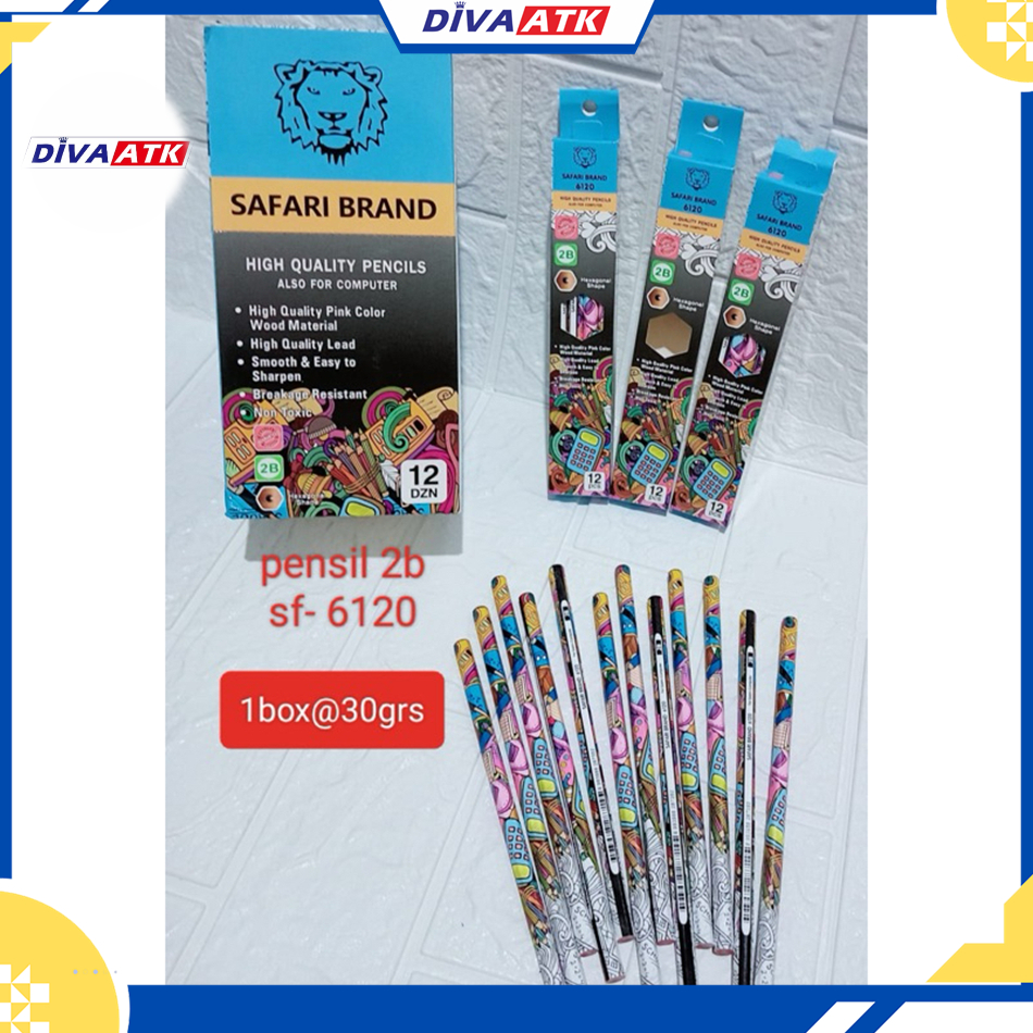 

PENSIL 2B SAFARI BRAND SF-6120