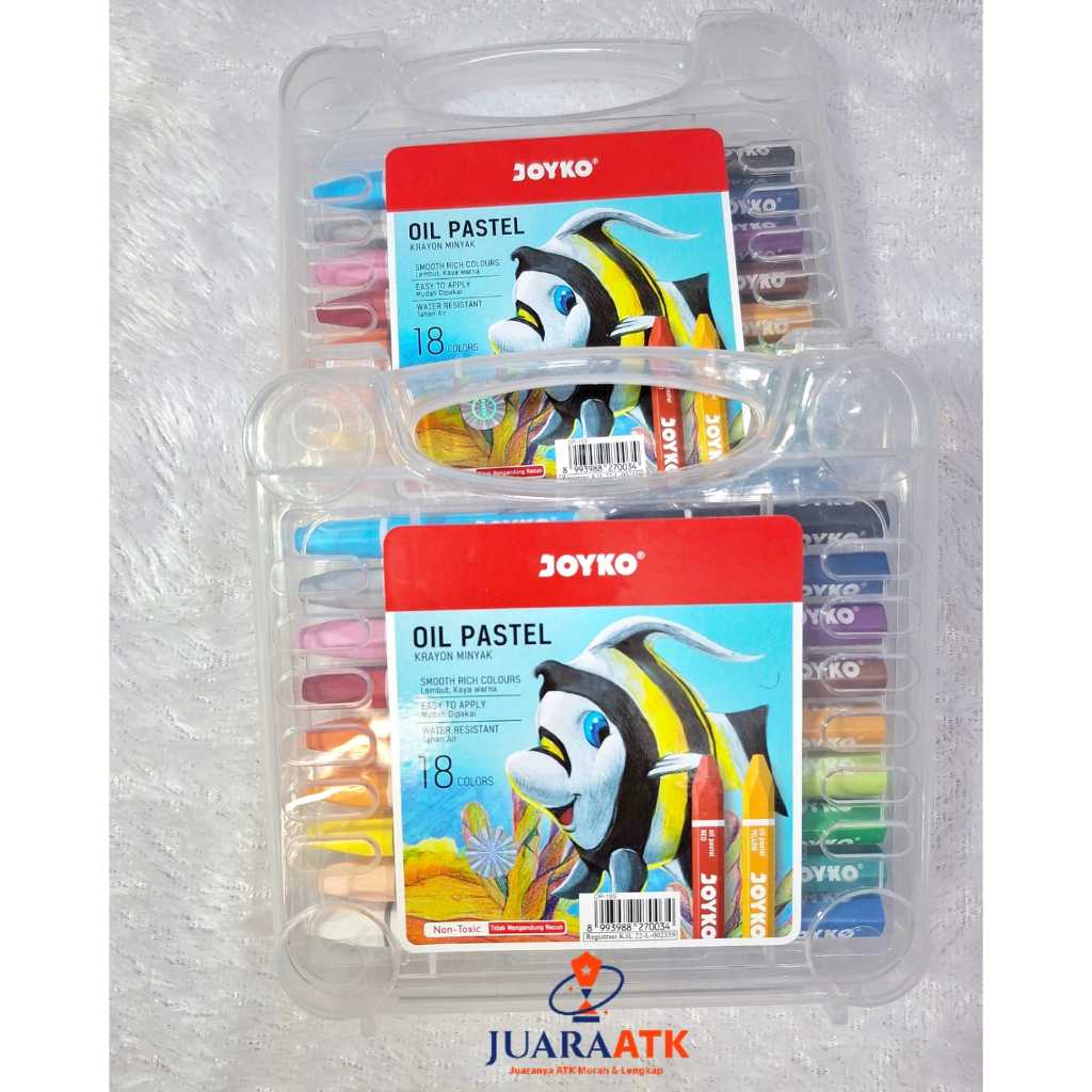 

Pensil Warna Oil Pastel Joyko Isi 18