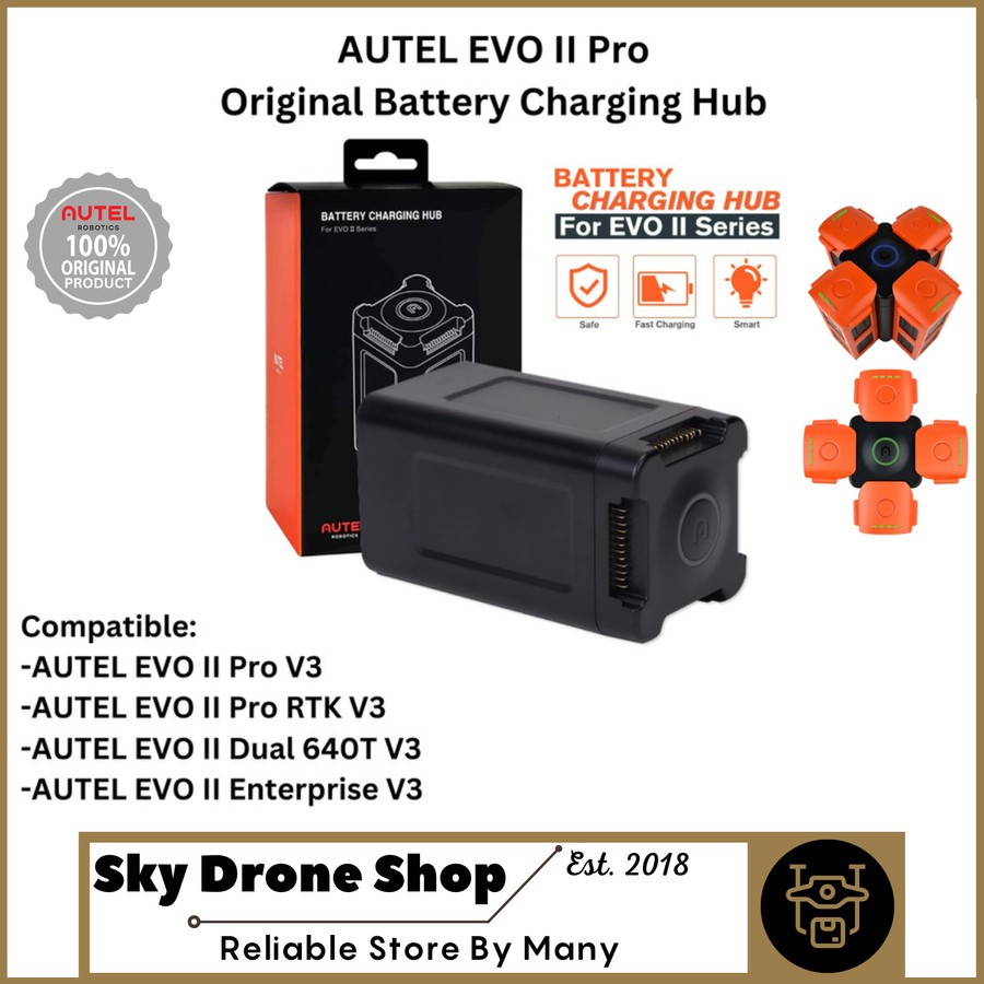 Battery Charger Charging Hub AUTEL EVO 2 Pro Charger Baterai EVO II Series Autel EVO II Pro V3 EVO I