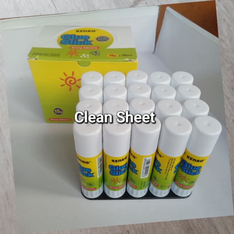 

Glue stik/lem stik 15 gram kenko(Harga untuk 1 kotak)