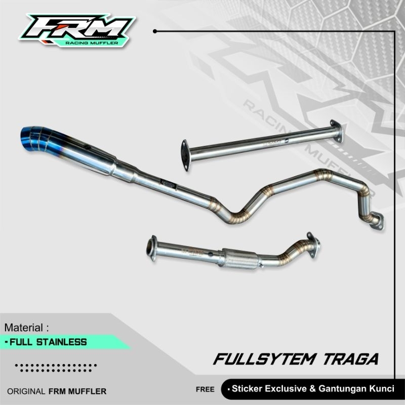 Knalpot racing traga FRM MUFFLER