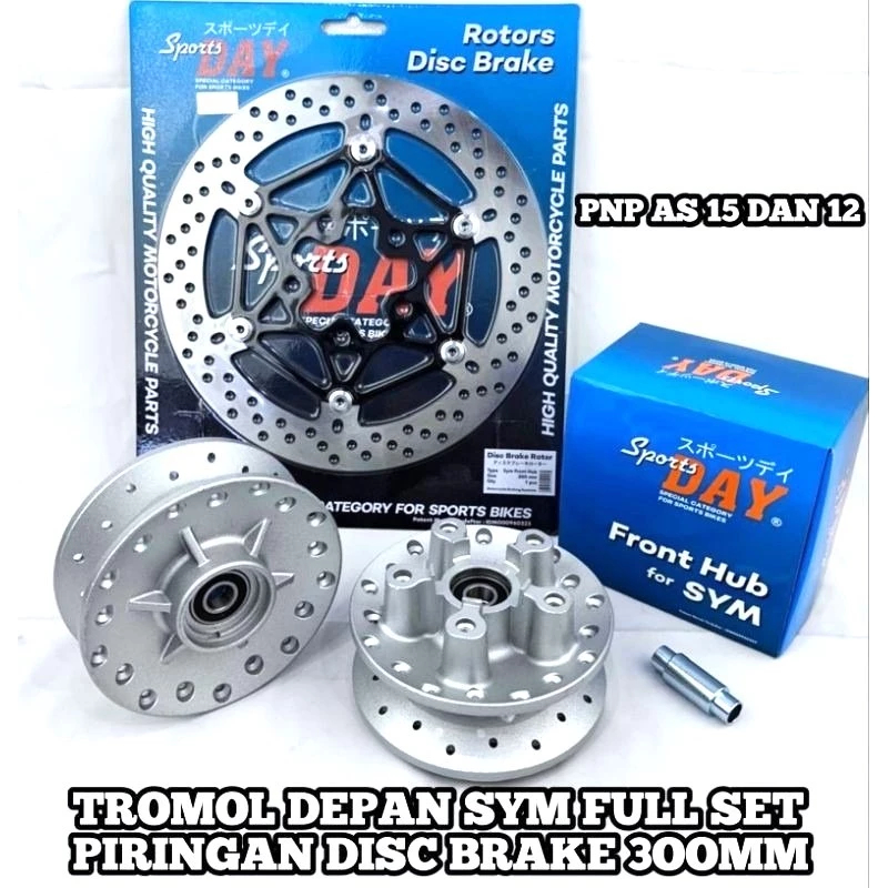 Tromol Sym Day Set Piringan Tromol Depan Sym Sport Day Set Piringan PNP Tiger GL MP Ninja Set