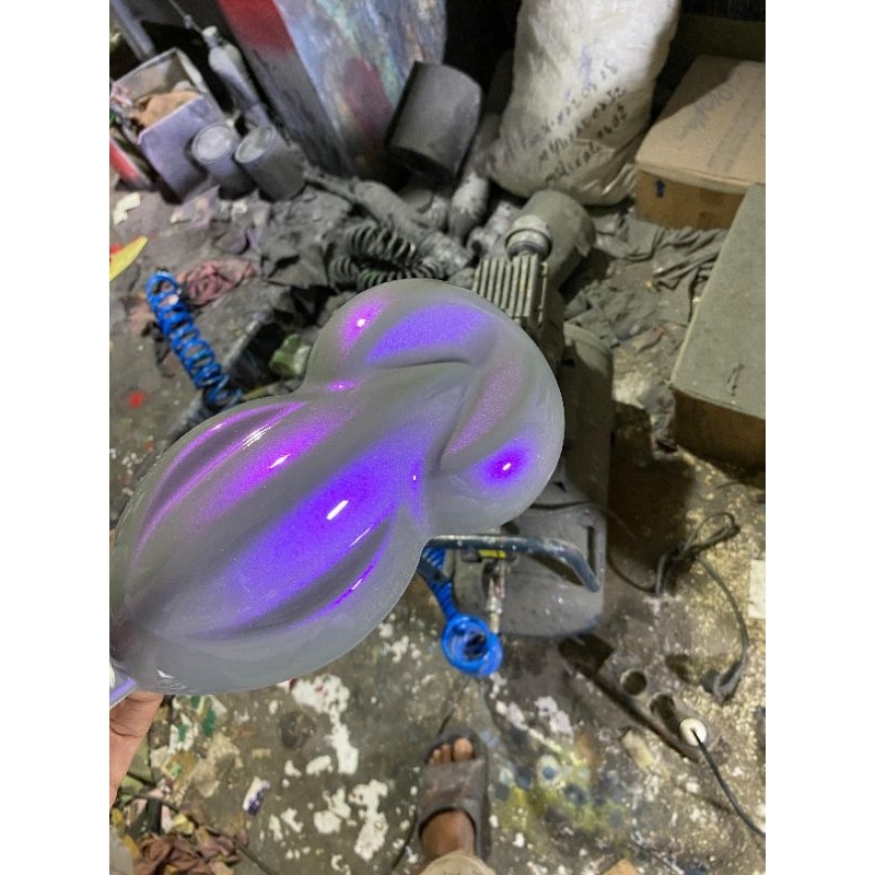 cat spesial effect violet/purple PU (partikel soft)