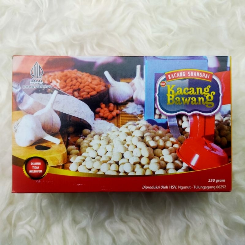 

Kacang Shanghai Cap Kacang Bawang HSV 250 Gram