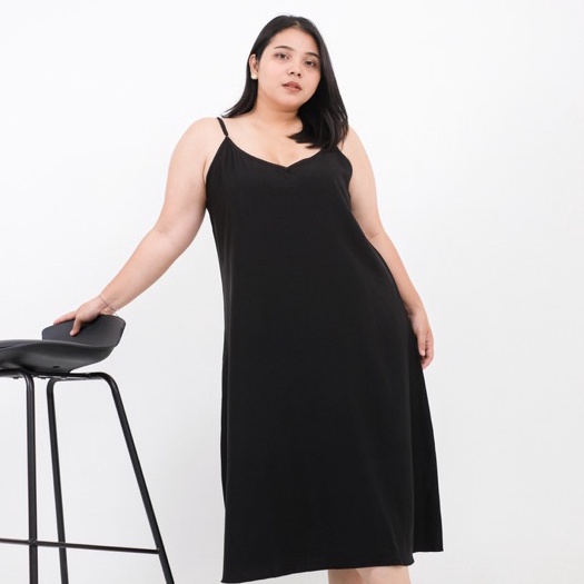 Terbaik Bigsissy  Eloise Dress Bigsize Jumbo Wanita  Dress Tanktop Jumbo Bigsize  Dress Jumbo Bigsiz
