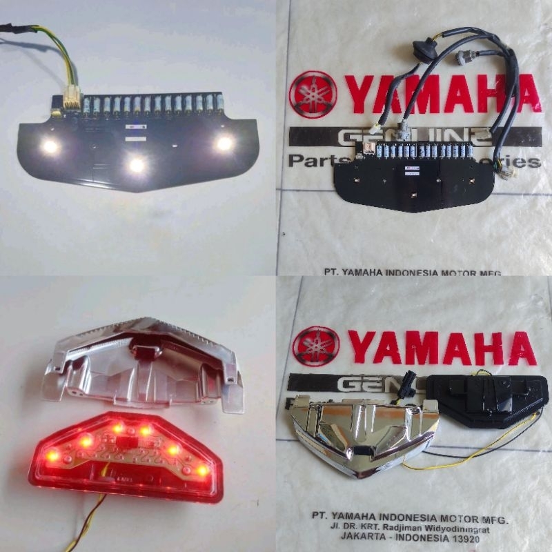 Pcb led + soket lampu depan led paket stoplamp pcb Nmax old Original YGP
