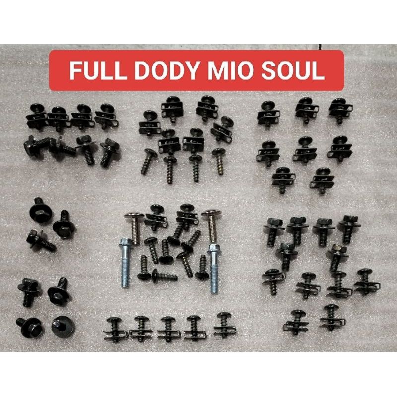 baut Mio soul karbu / baut full body Mio soul karbu / baut Yamaha Mio soul karbu