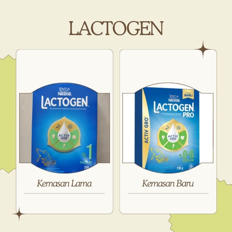 

Lactogen 1 (usia 0-6 bulan) berat 735 gram