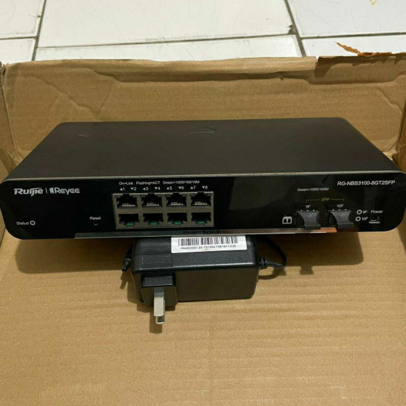 Ruijie rg-nbs3100-8gt2sfp 8port gigabit L2 cloud managed switch