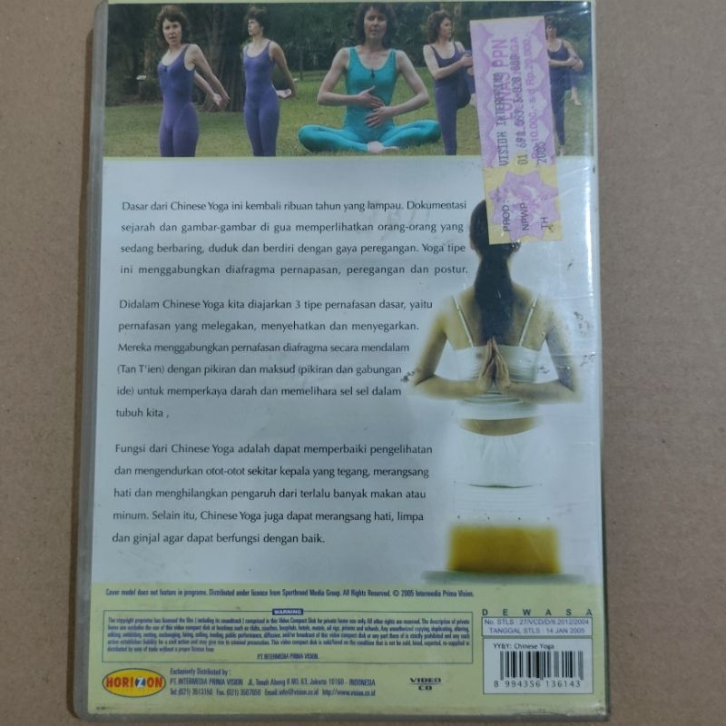 VCD tutorial latihan yoga untuk kesehatan