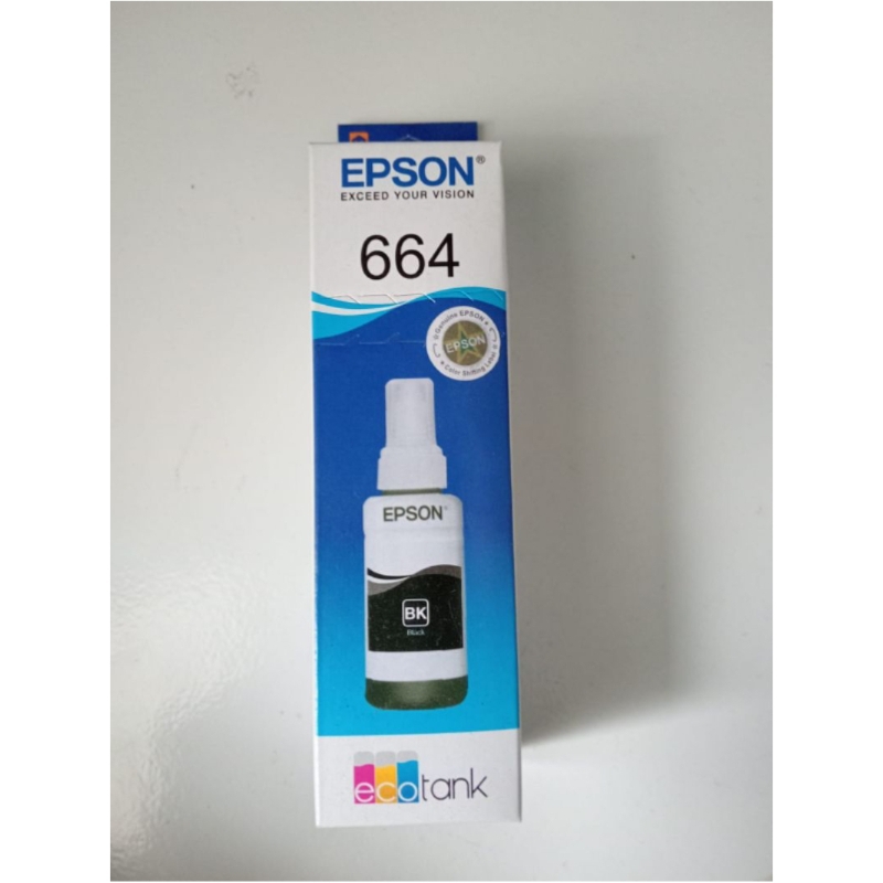 Tinta Epson 664 Original Satuan warna BK,c,,y,,m,,For Printer L100,,L110,,L120,,L200,,L210,,L220,,L3