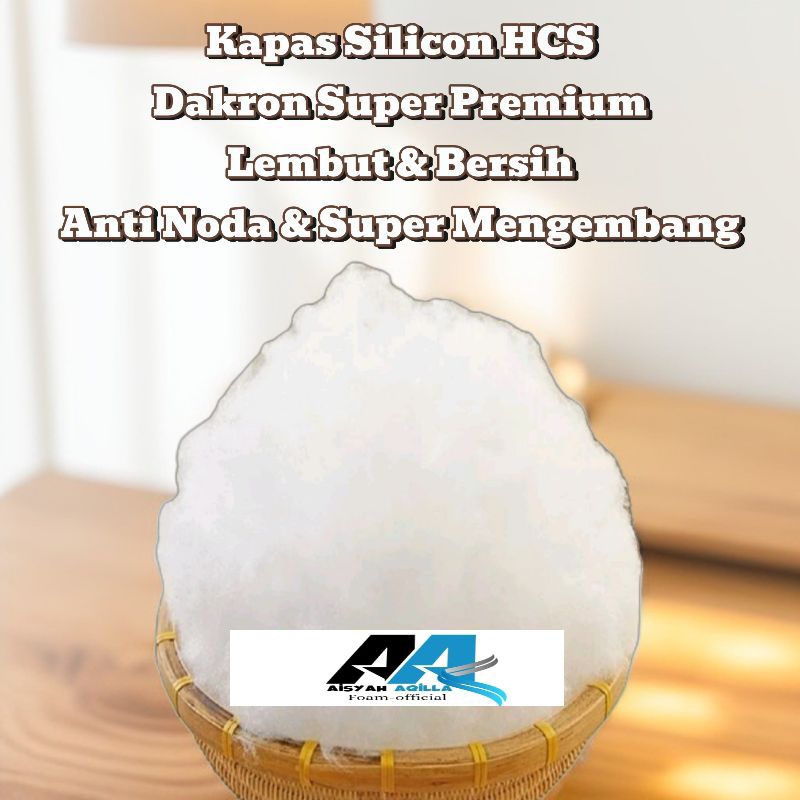 PROMO Dakron Kiloan Dakron Kapas Silikon HCS / Kapas Silikon HCS PREMIUM Super Lembut