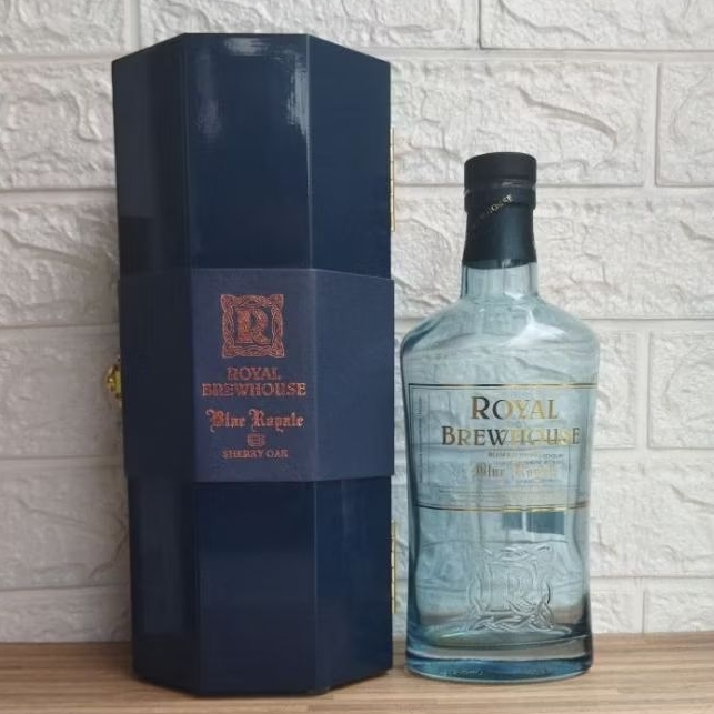 Botol Kosong Royal Brewhouse Blue Royal + Box 700ml