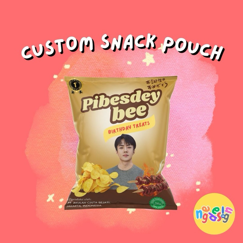 

Custom Snack Pouch - Snack Ulang Tahun Custom - Votabee