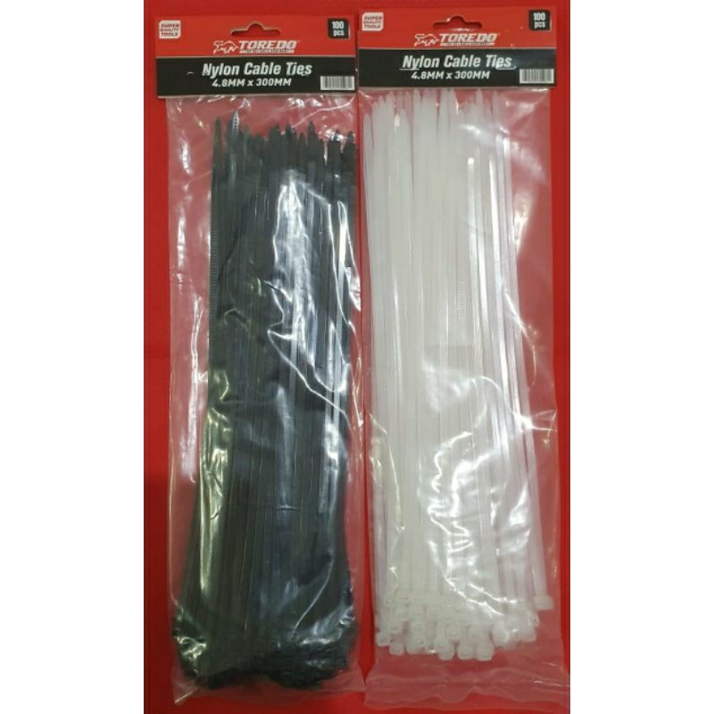 

KABEL TIES ORIGINAL SUPER TEBAL (4,8 x 400mm, 4,8 x 300mm, 4,8 x 250mm, 4,8 x 200mm ) WARNA PUTIH DAN HITAM 1 PACK ISI 100 PCS HASSTON PROHEX