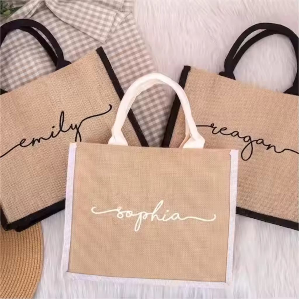 Tas Kanvas Bridesmaid Premium Free Custom Nama