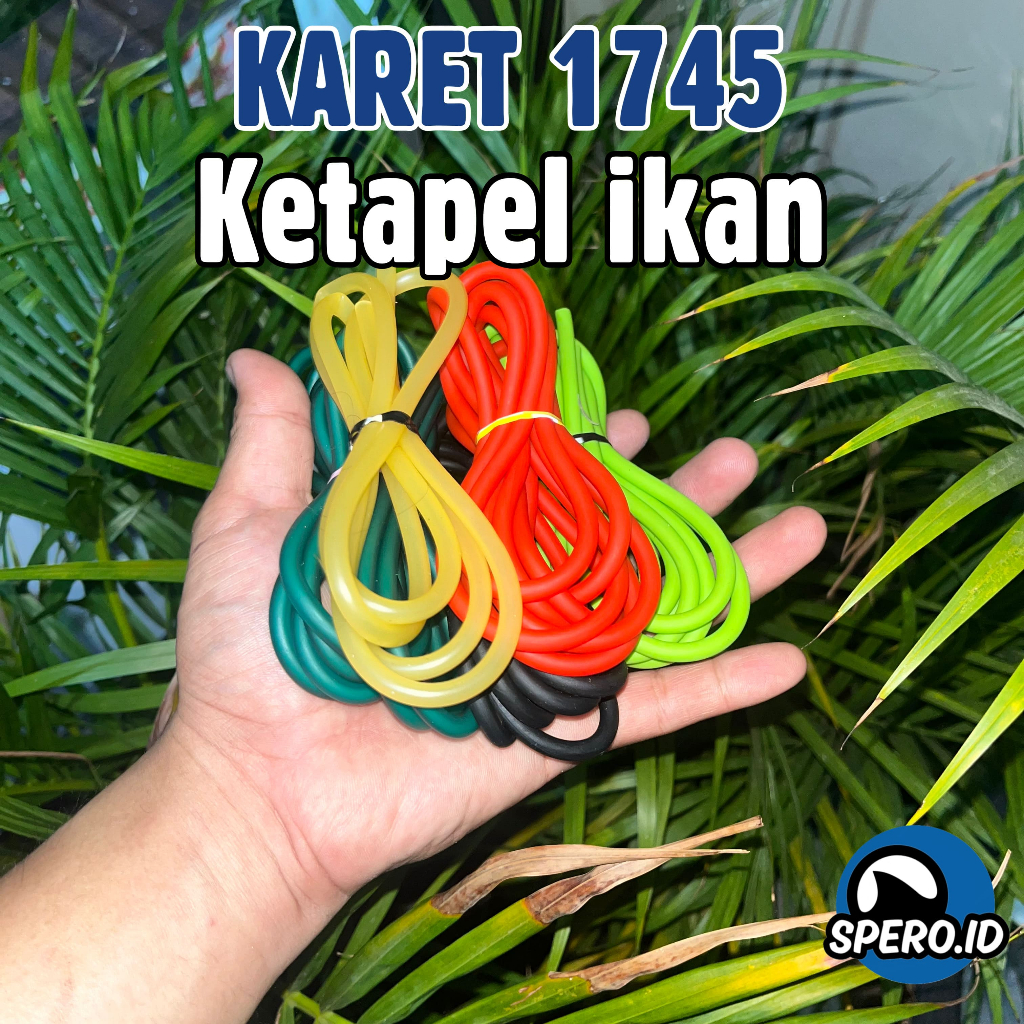 Karet 1745 Ikan Ukuran 4,5mm Panahan Ikan Sungai