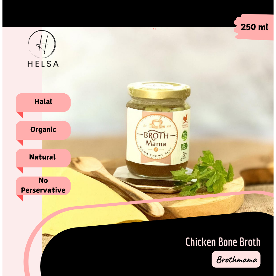 

BROTHMAMA PREMIUM CHICKEN BONE BROTH 250 ml | KALDU AYAM BY BROTHMAMA