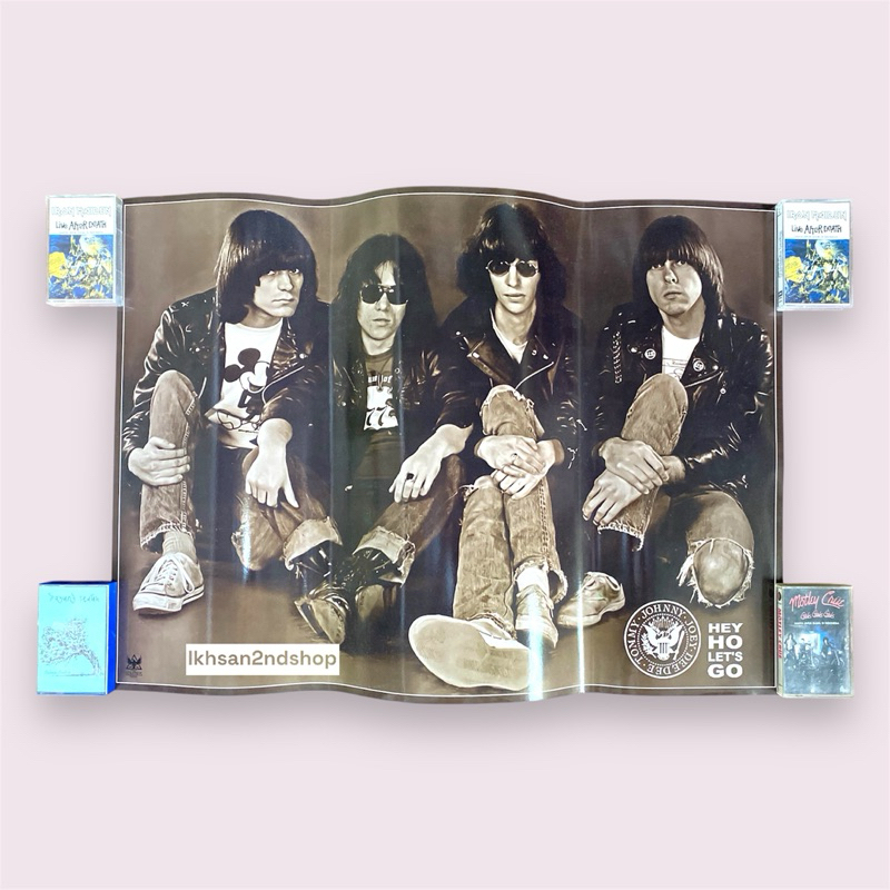 Poster / Hiasan Dinding Band Ramones Original