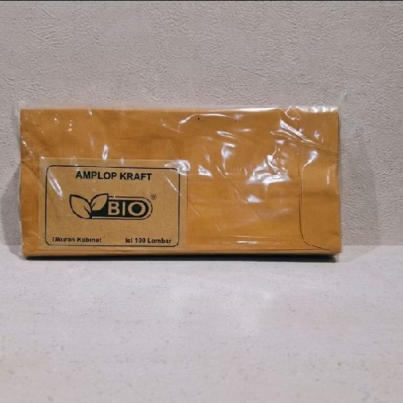 

Amplop coklat gaji BIO ukuran kabinet / perpak isi 100pcs