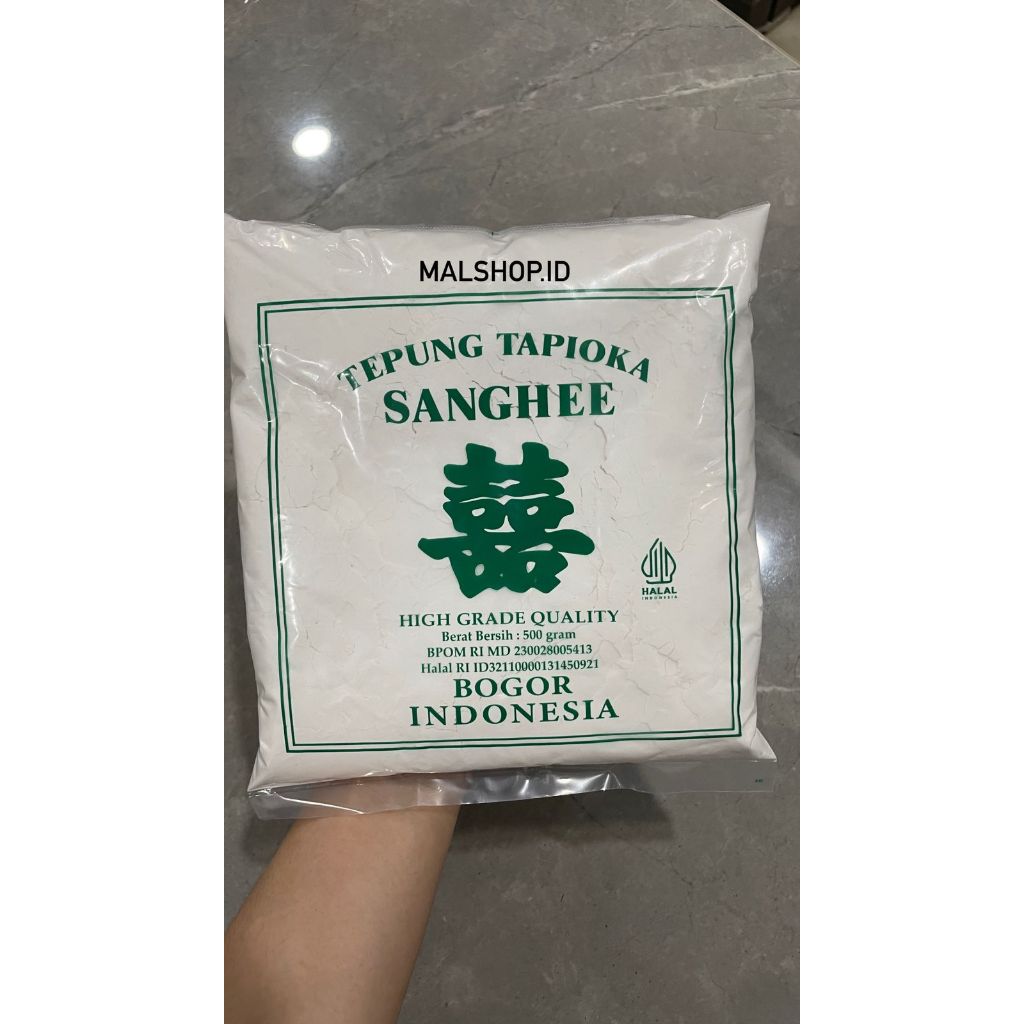 

TEPUNG TAPIOKA SANGHEE 500GR ( Malshop)