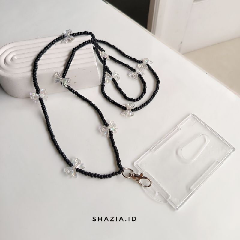 

SHAZIA.ID LANYARD ID CARD FREE CARD HOLDER/ BEADS LANYARD KALUNG NAME TAG BUMN TALI GANTUNGAN ID CARD EMONEY