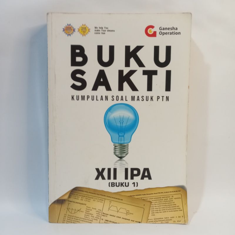 Buku Sakti Ganesha Operation Kumpulan Soal Masuk Ptn XII IPA (Buku 1)