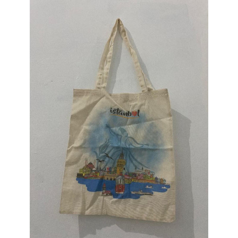 Totebag kanvas Turki, made in turki, oleh oleh turki, oleh oleh haji dan umroh