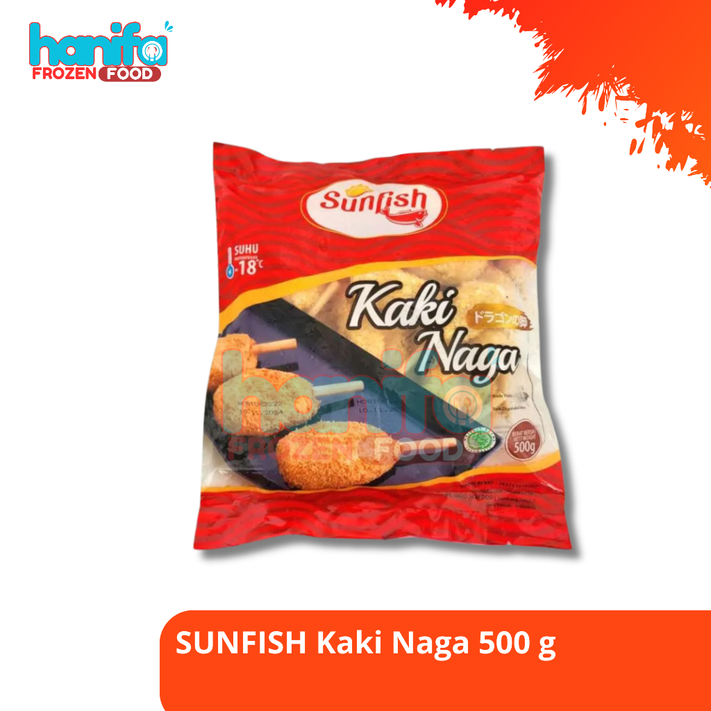 

SUNFISH Kaki Naga isi 500 gram frozen food enak murah dan bergizi